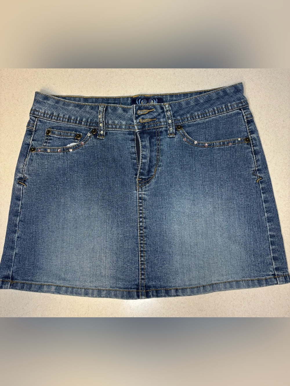 Vintage Y2K Angels Denim Skirt Size 5